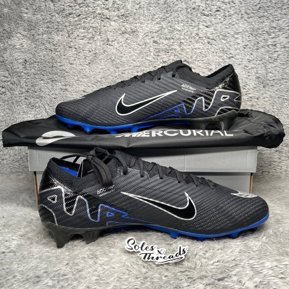 Nike Mercurial Vapor 15 Elite AG-Pro Size 12.5 Men Soccer Cleats Black Blue main image 4